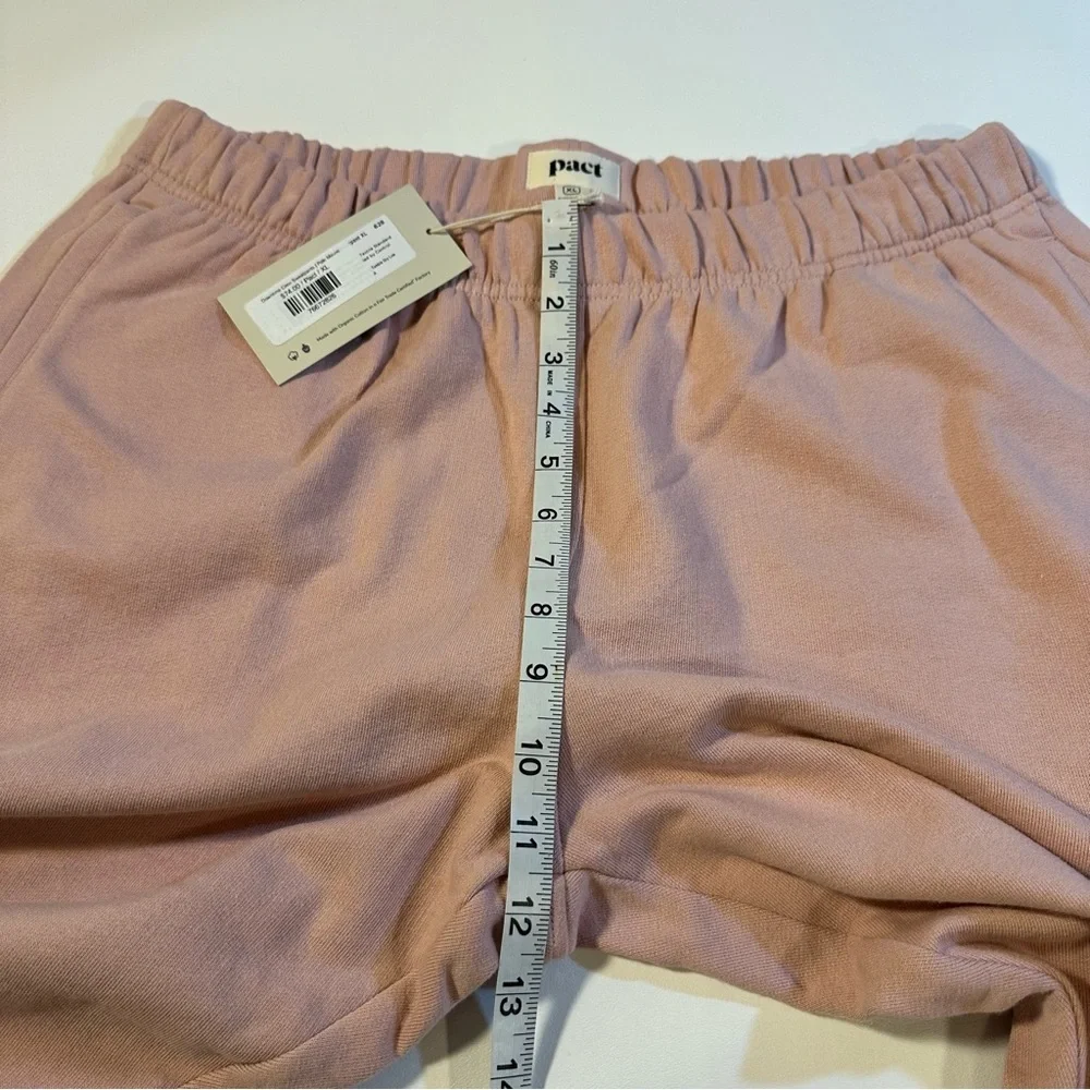 NWT Pact 100% Organic Cotton Pale Mauve French Terry 2-Piece Lounge Sweatsuit - Picture 7 of 9